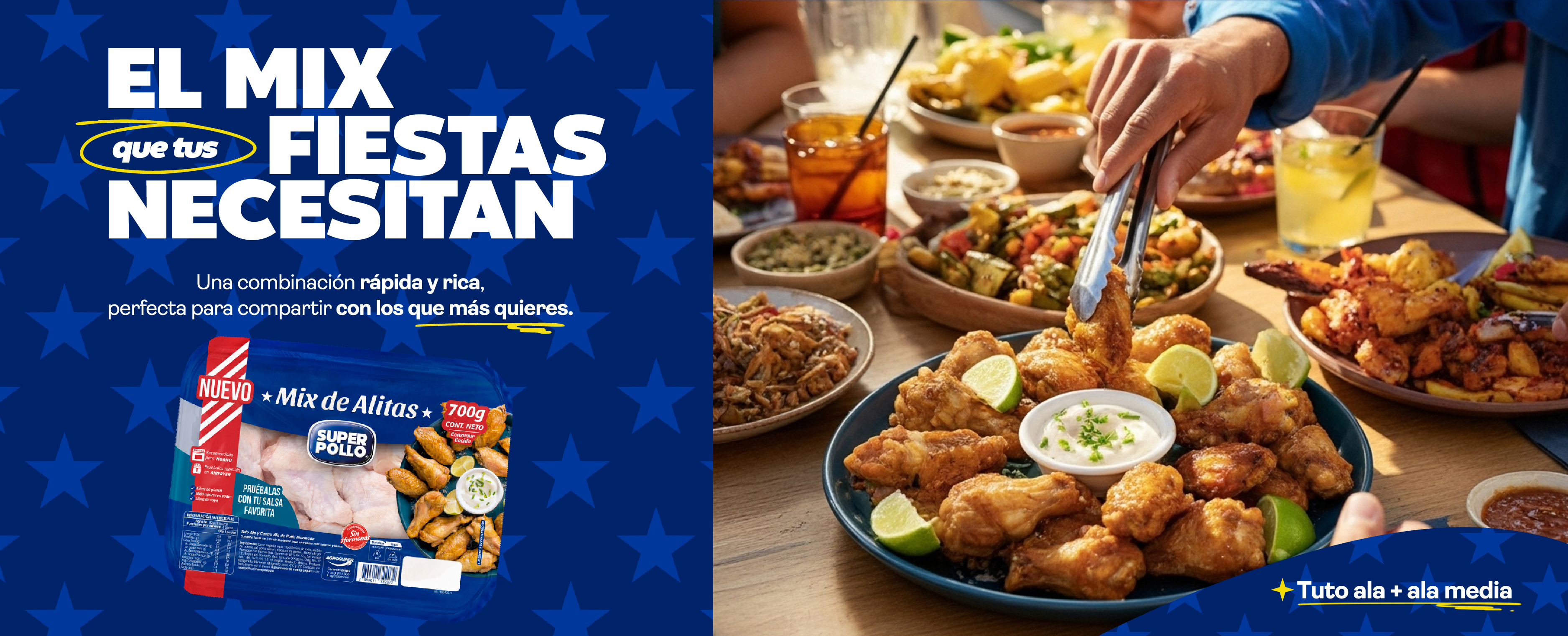 Banner Nuevos Producto mix alitas