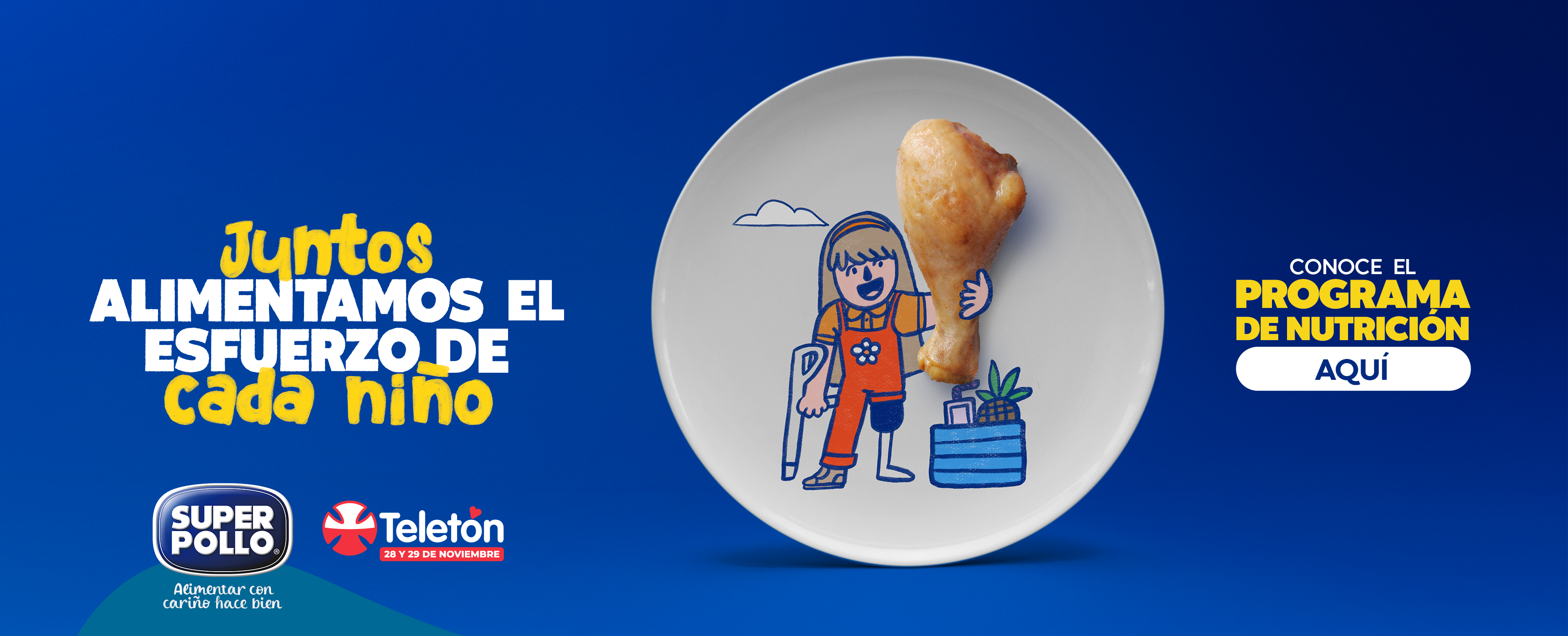 Banner landing comer mejor