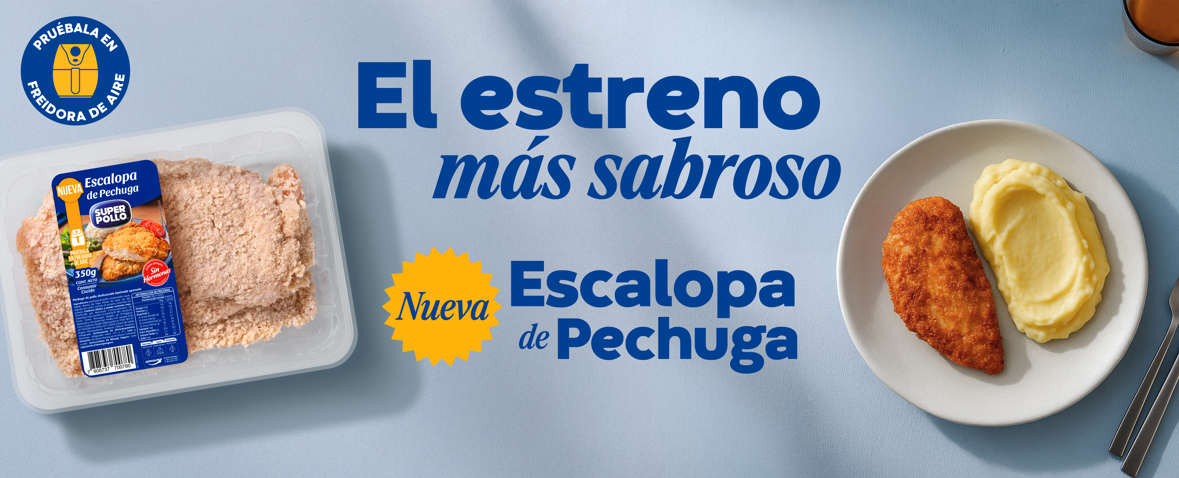 Banner nuevo producto escalopas de pollo