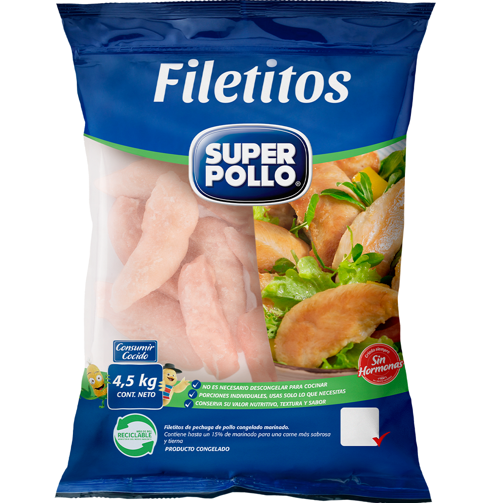 filetitos de pechuga super pollo