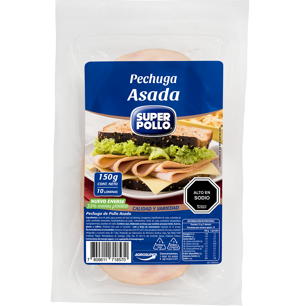 Pechuga asada