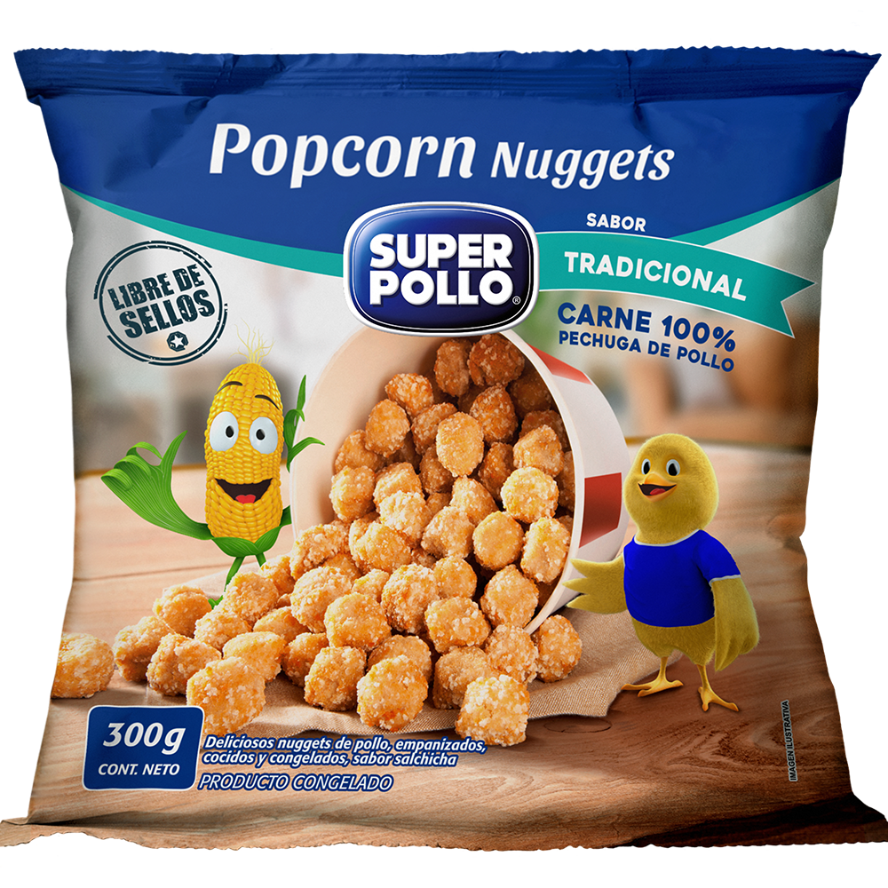 Popcorn Nuggets sabor tradicional