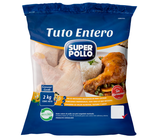 tuto entero super pollo