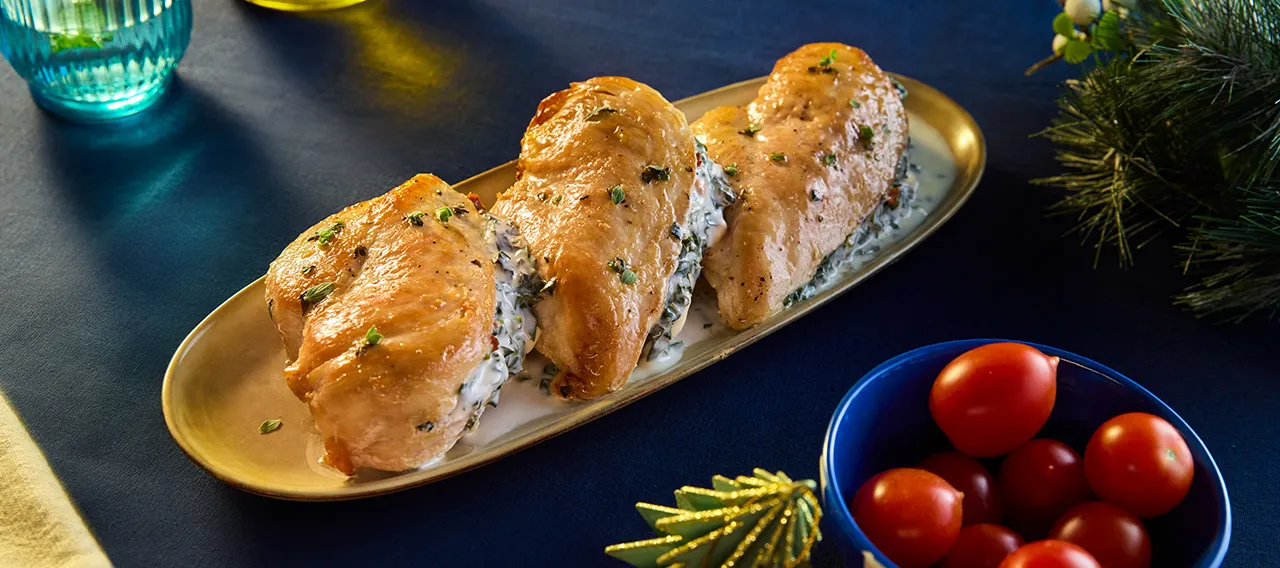 Pechugas Rellenas en Salsa 