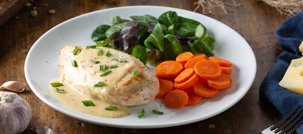 Receta de Pollo en salsa 4 quesos Super Pollo