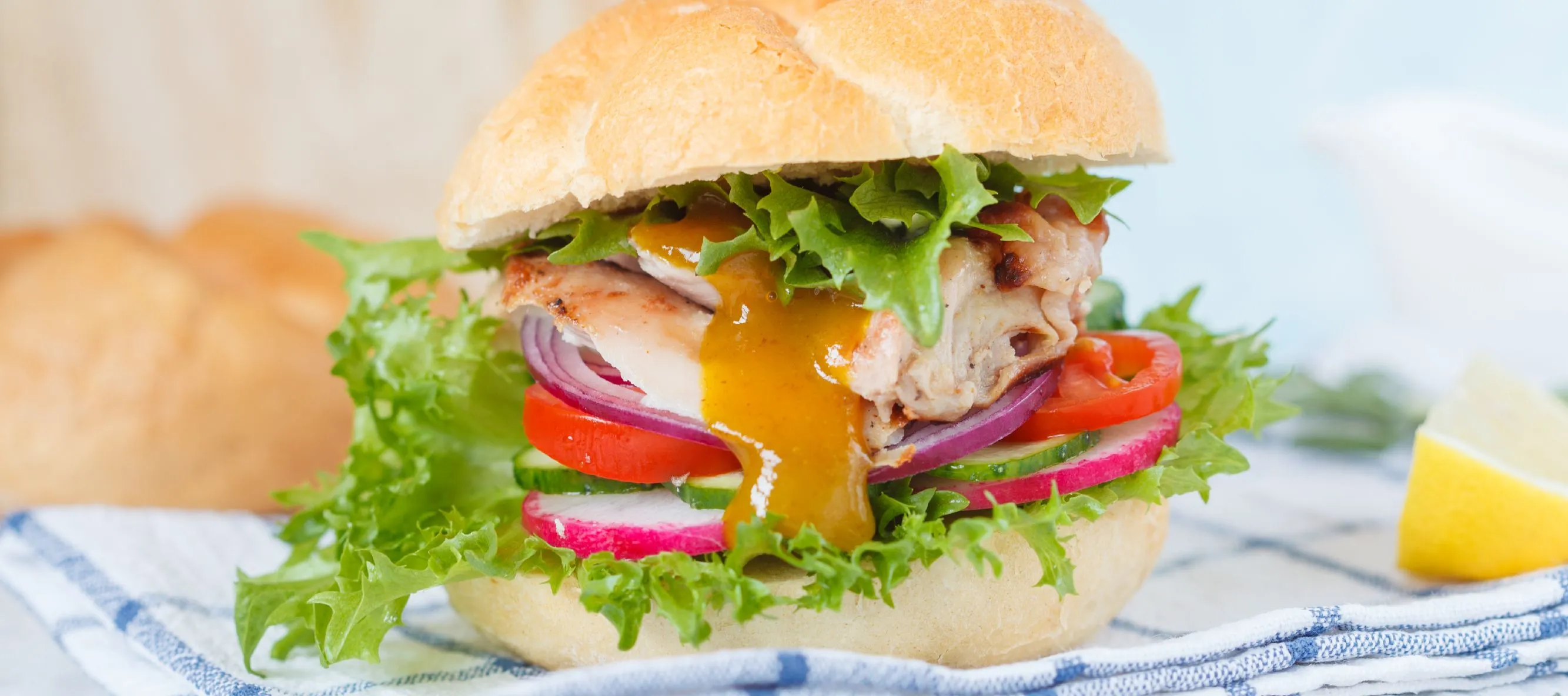 Sándwich de pollo al curry Super Pollo