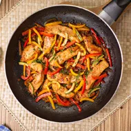 Pollo al wok