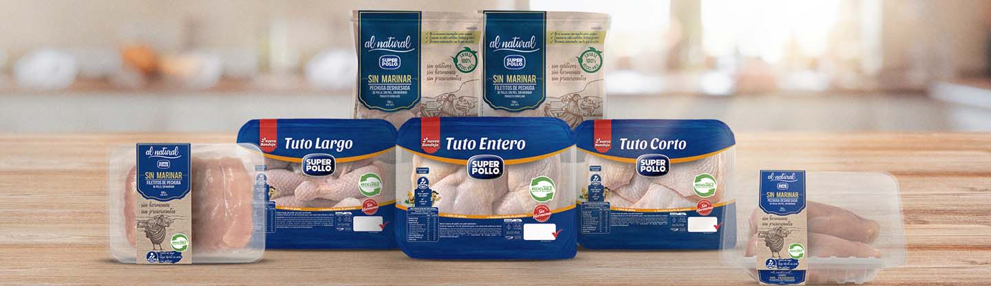 nuevo envase productos al natural super pollo