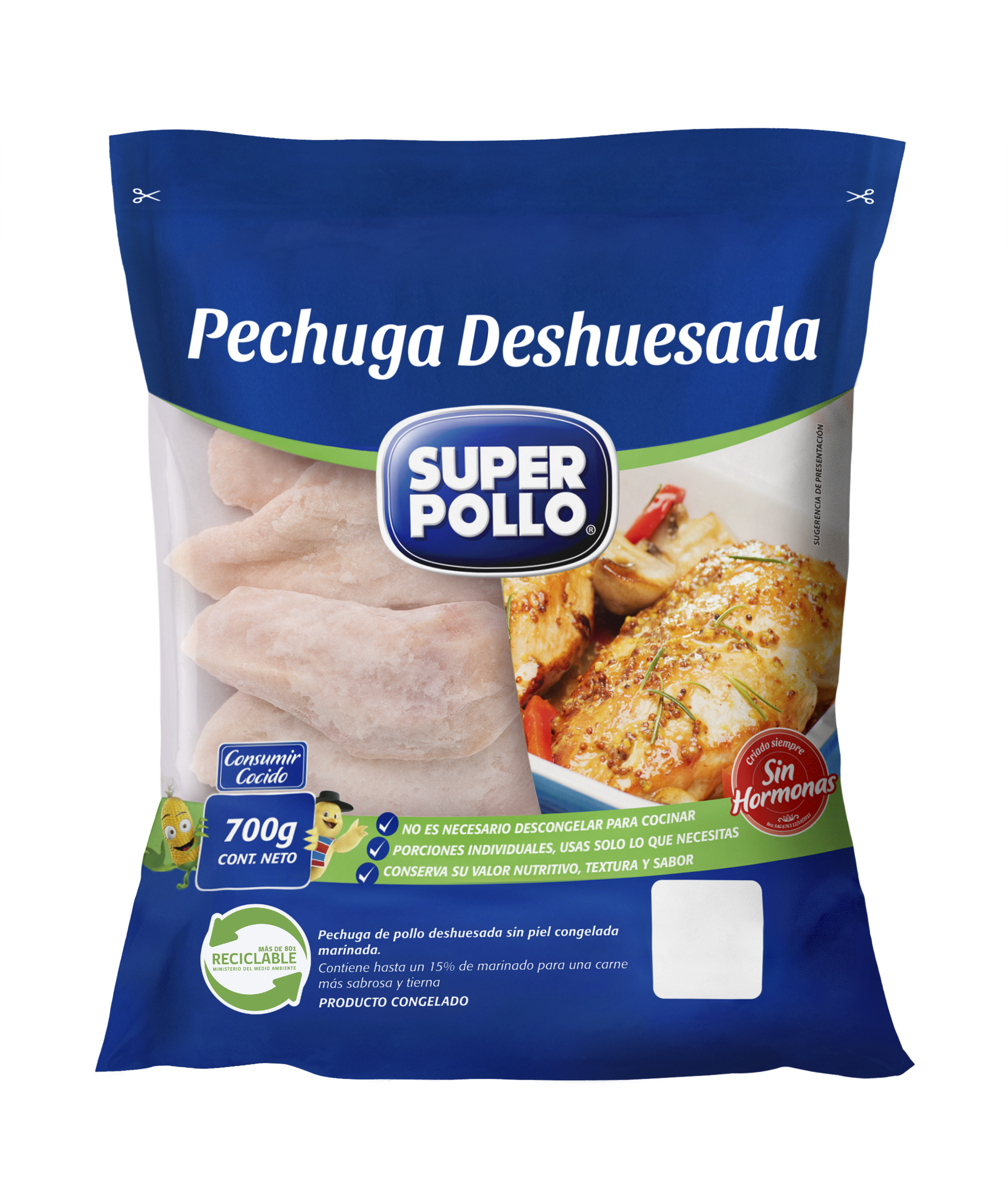 nuevo envase productos al natural super pollo